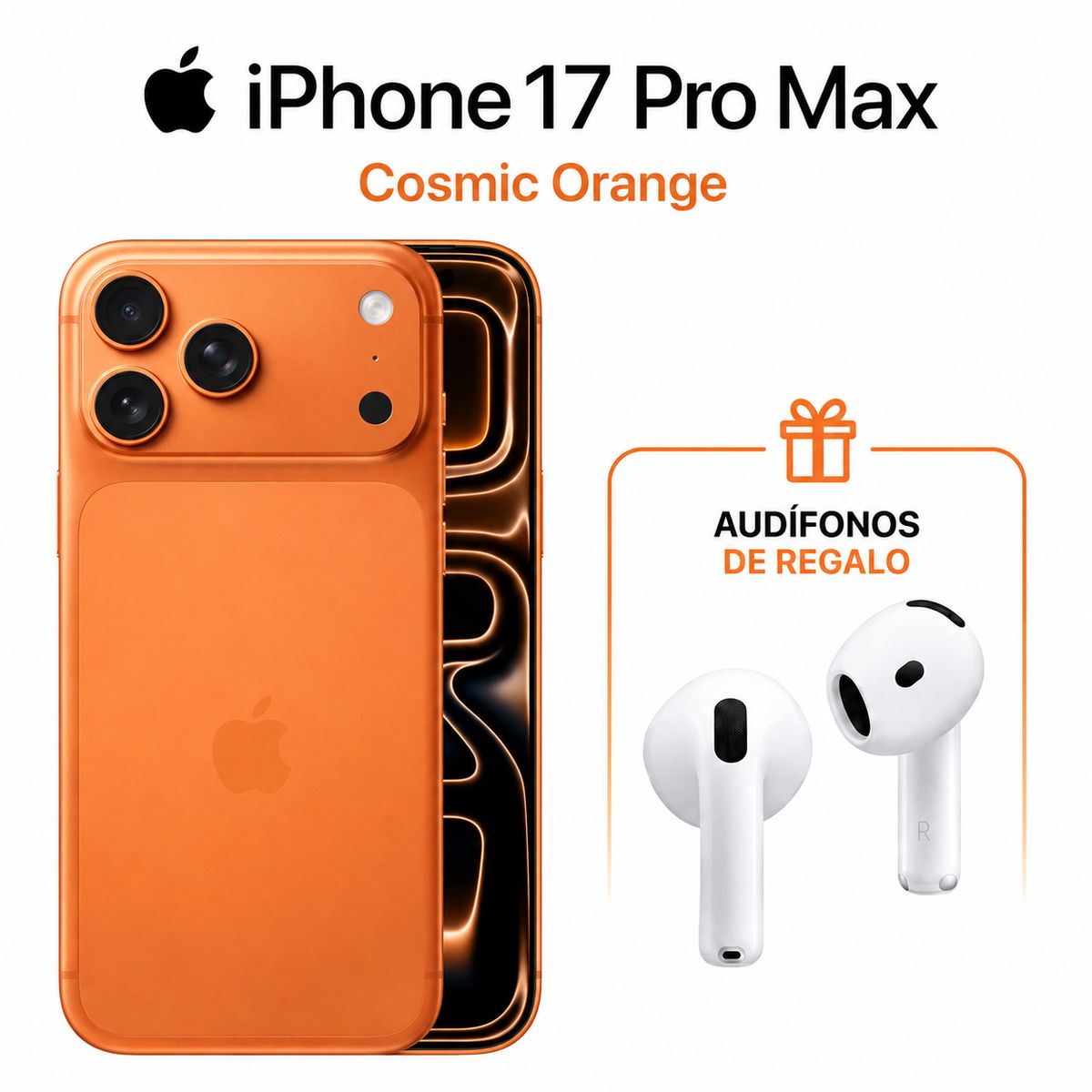 APPLE - IPHONE 17 PRO MAX 512GB ESIM + REGALO