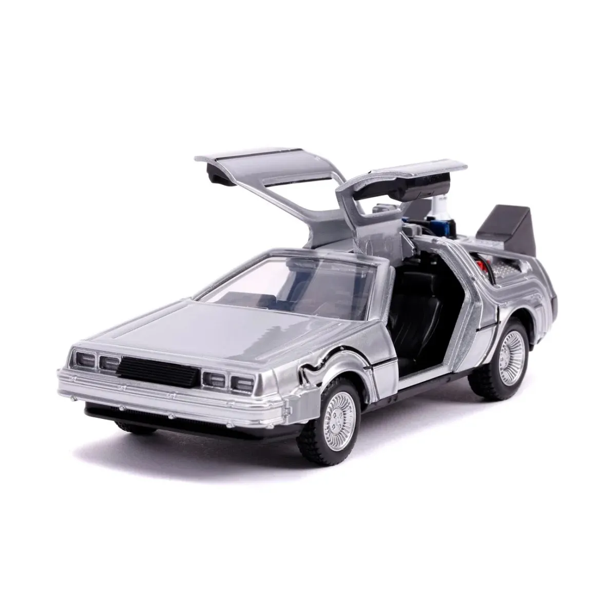 JADA TOYS - Back to the Future 2 - Delorean Time Machine DieCast Metal maquina del tiempo de Regreso al Futuro 2