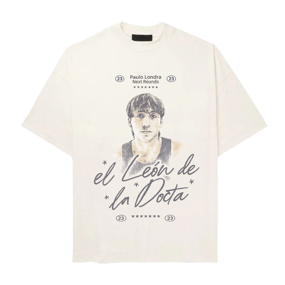 GENERICO - Polo Paulo Londra Oversize Algodón Crema Oversized