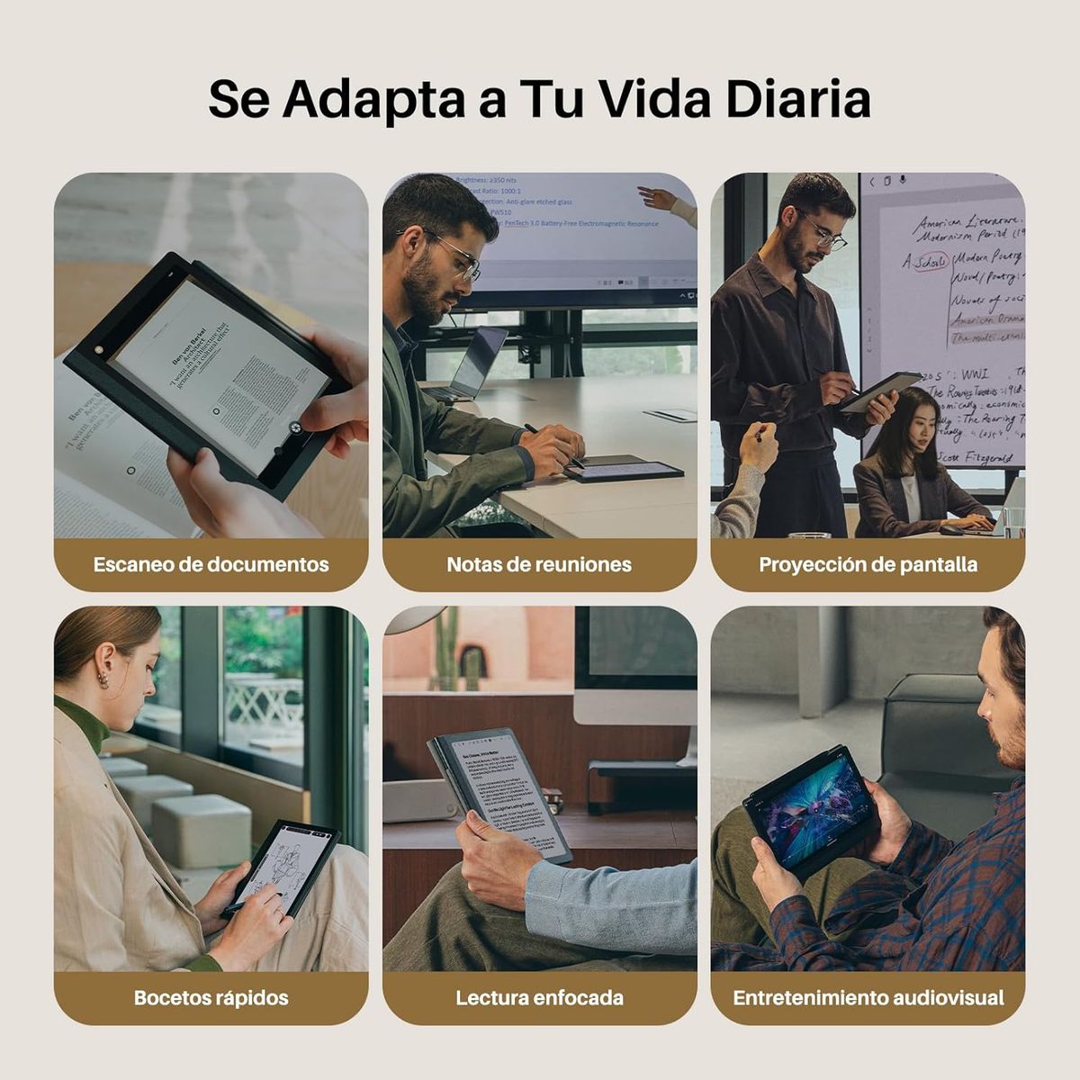 HUION - Huion X50 Note E Cuaderno Digital Portátil con Lápiz PenTech 3.0