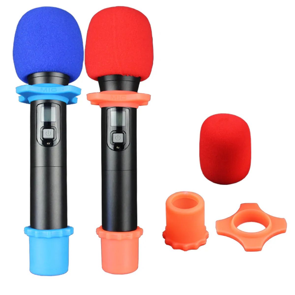 JBL - JBL PartyBox Wireless Mic - Inalámbrico y Recargable + Funda antideslizante y Funda De Transporte