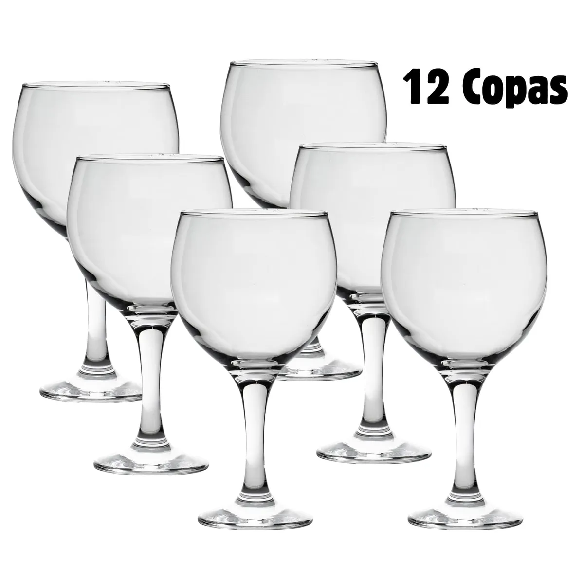 NADIR - Copa Gin 600ml Nadir Vidrio Resistente y Versátil Set 12 Copas
