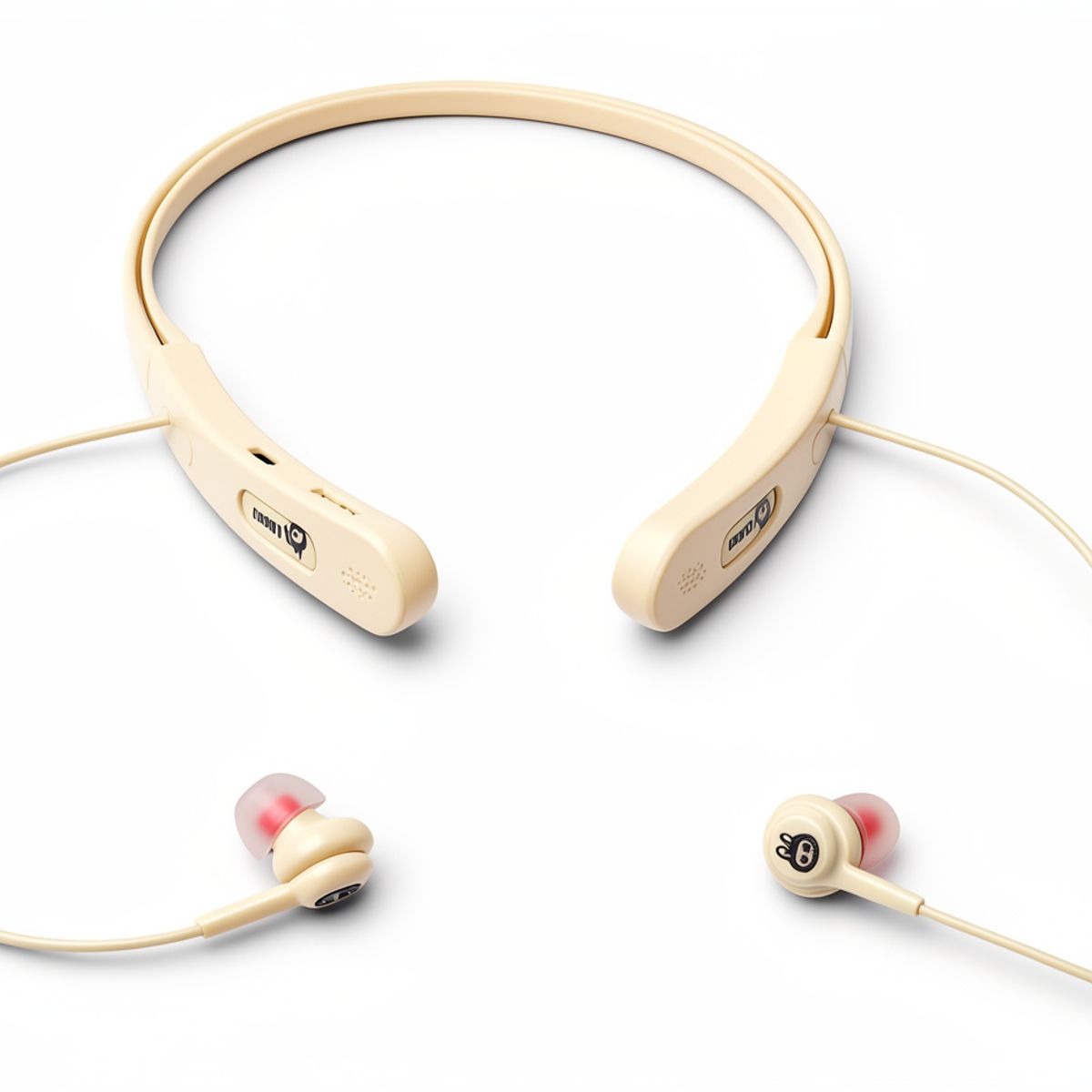OEM - Audífonos Bluetooth Para Niños In-Ear Color Beige