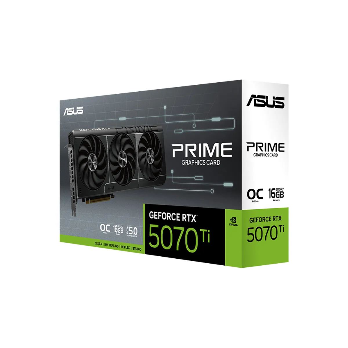ASUS - Tarjeta Gráfica Asus Geforce Rtx 5070 Ti 16Gb Gddr7 Oc 256 Bit - Rendimiento Premium Para