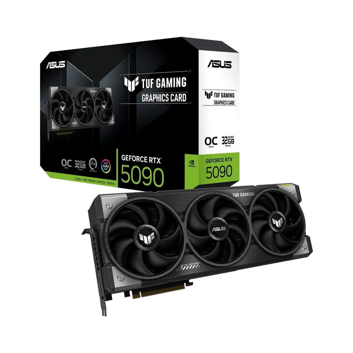 ASUS - Tarjeta Gráfica Asus Tuf Gaming Geforce Rtx 5090, 32Gb, 512 Bit, Alto Rendimiento Para Gam