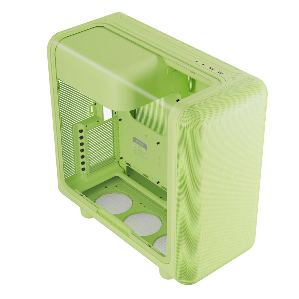 GENERICO - Case MT HYTE X50 TG Matcha - Aumento de ventilación