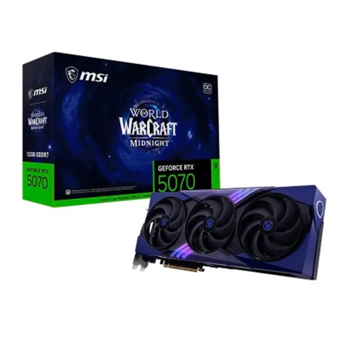 Msi - Tarjeta Gráfica Msi Geforce Rtx 5070 12Gb Gddr7 192-Bit Pcie 5.0 3X Displayport 1X Hdmi