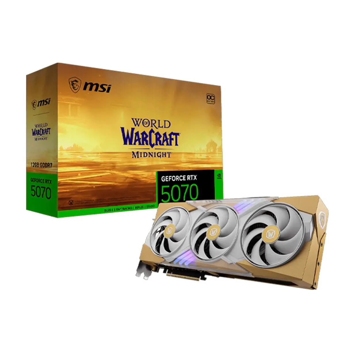 Msi - Tarjeta De Video Msi Geforce Rtx 5070 12Gb Gddr7 192 Bits