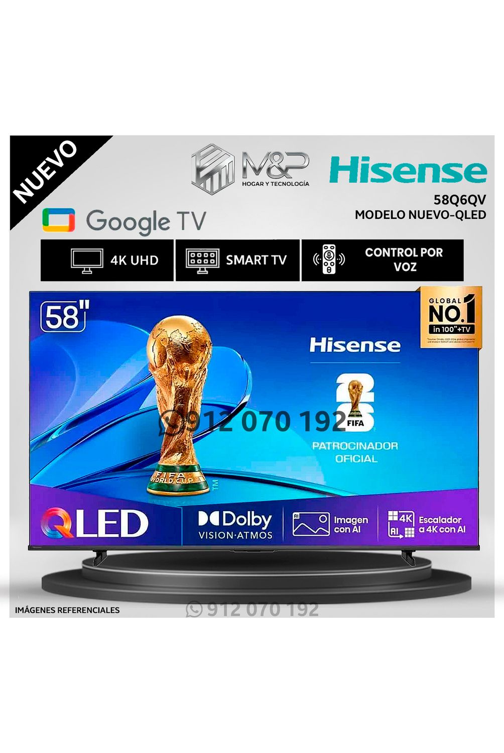 Hisense 58インチ 4K液晶テレビ Hisense 58