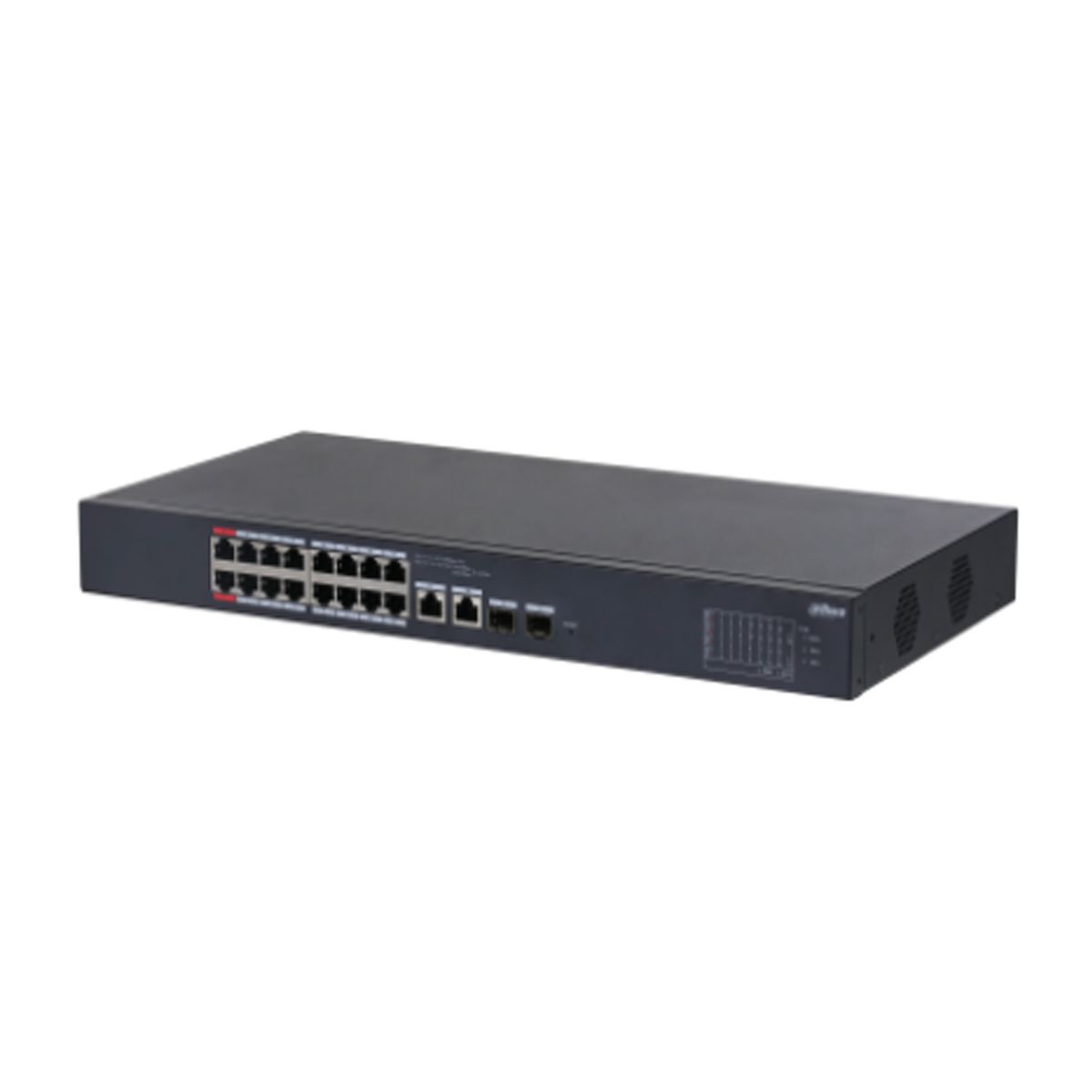 DAHUA - SWITCH DAHUA 16 P x RJ45-POE 2 P X SFP l P-N CS4218-16ET-190