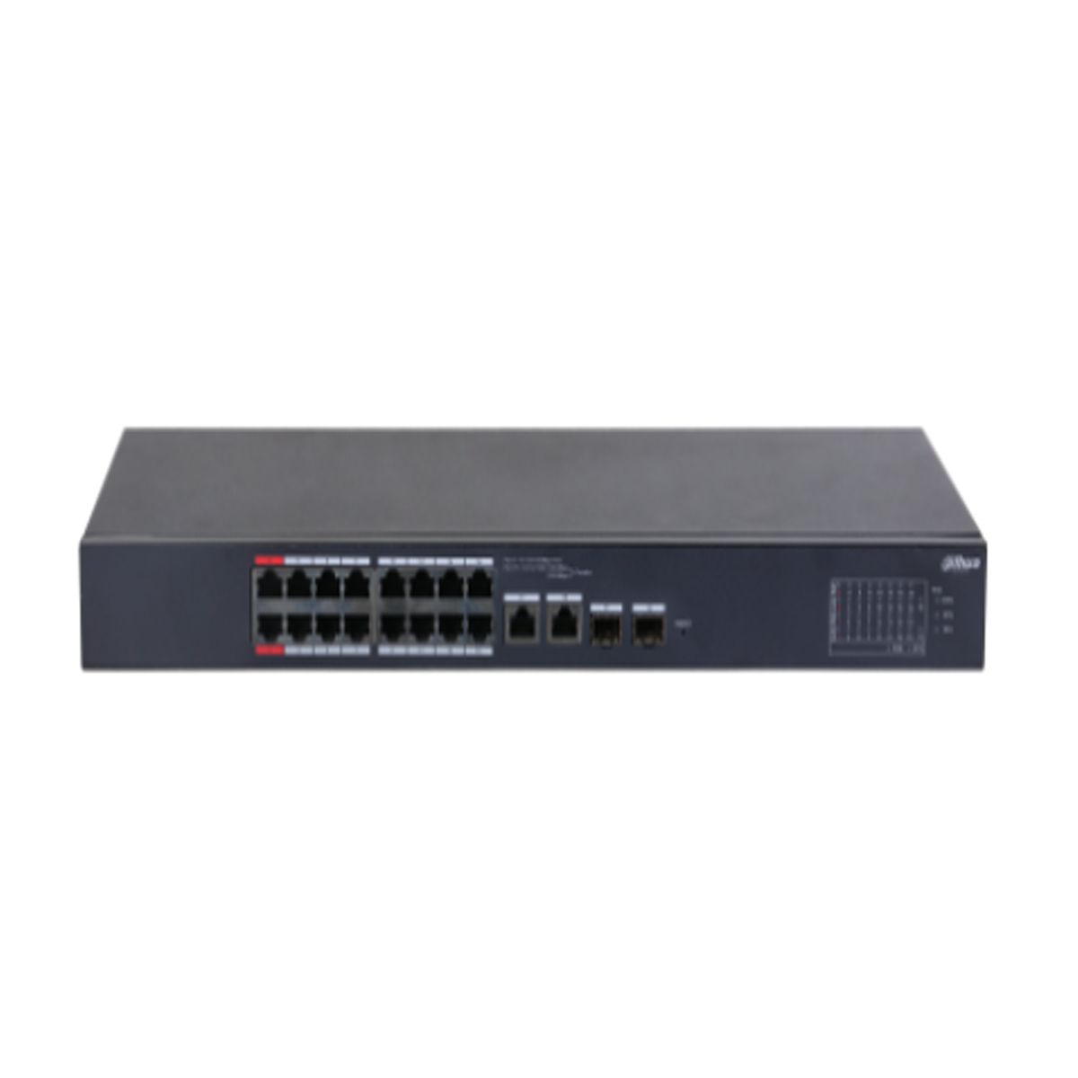DAHUA - SWITCH DAHUA 16 P x RJ45-POE 2 P X SFP l P-N CS4218-16ET-190