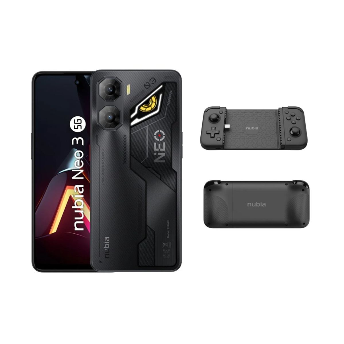 ZTE - ZTE Nubia Neo 3 + Nubia Gamepad 256GB 8GB Negro