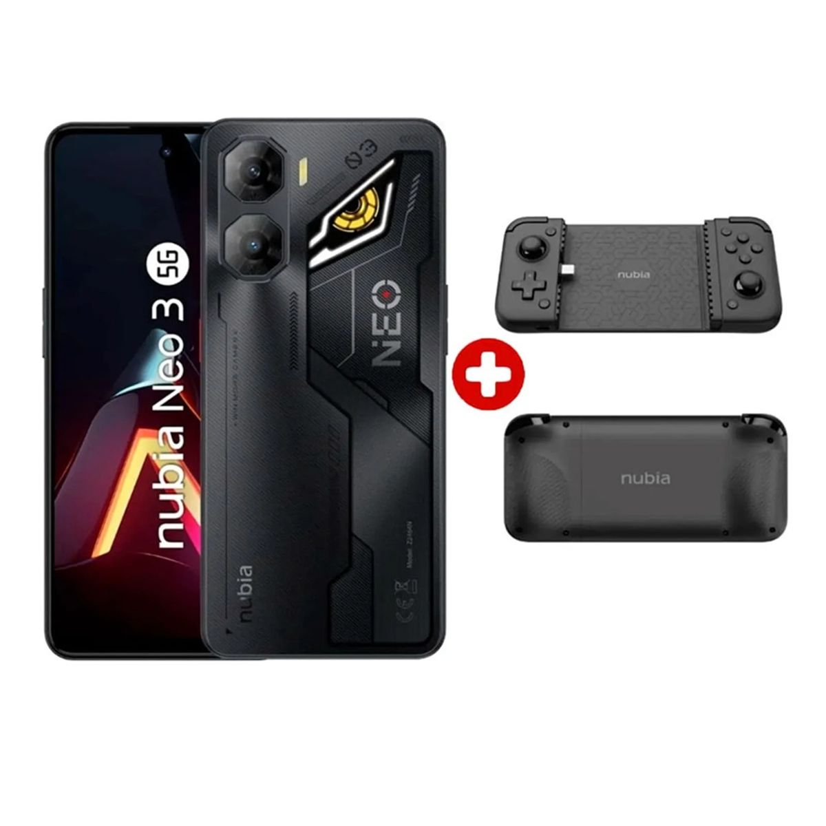 ZTE - ZTE Nubia Neo 3 + Nubia Gamepad 256GB 8GB Negro