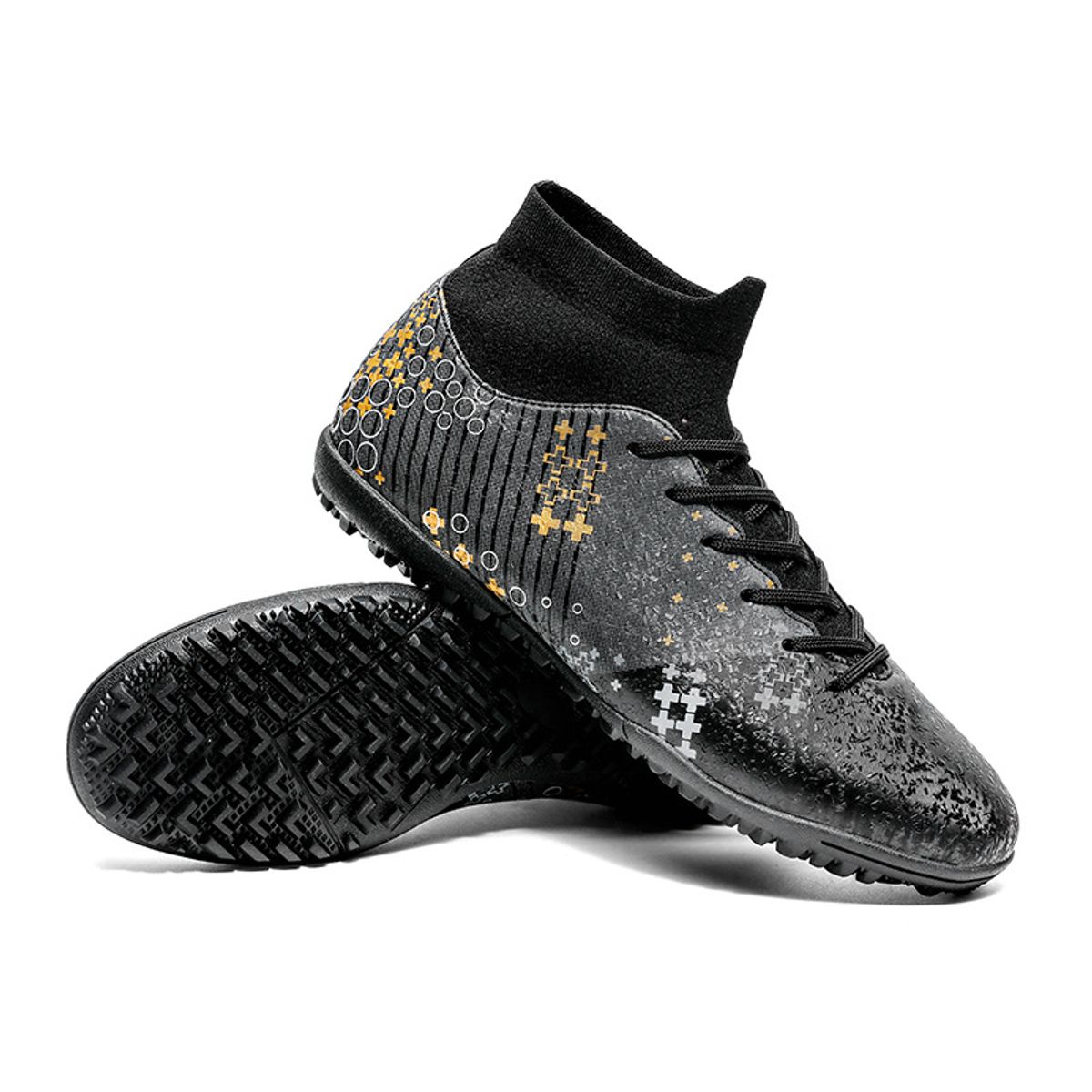 DANWEILE - Zapatillas Fútbol Unisex zapatos Negro