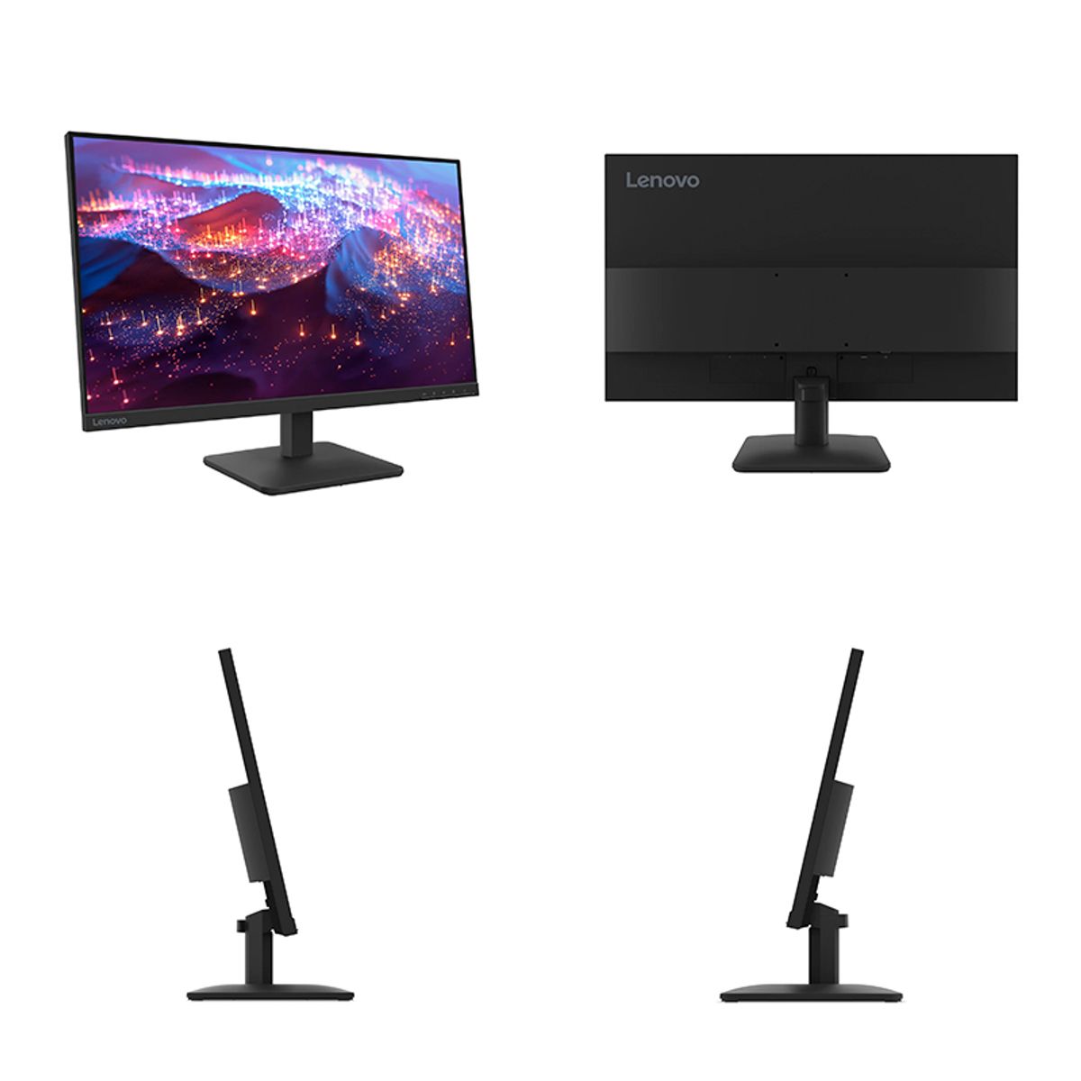 LENOVO - Monitor Plano Lenovo L27-4E, 271920x1080 WLED FHD IPS, 100HZ, HDMI, VGA