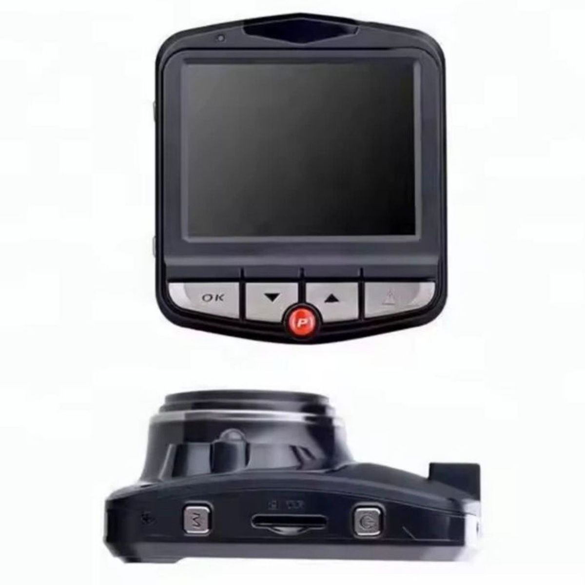 GENERICO - Cámara para Auto Full HD 1080P DVR Dash Cam con Pantalla LCD Grabación Continua y Soporte Vehicular