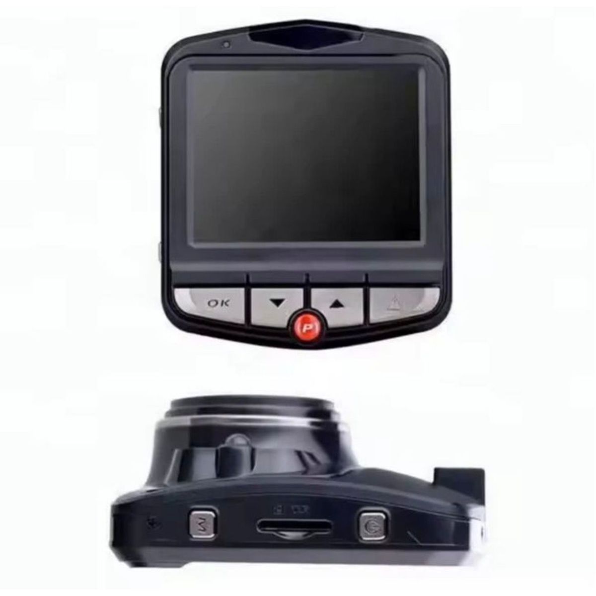 GENERICO - Cámara para Auto Full HD 1080P DVR Dash Cam con Pantalla LCD Grabación Continua y Soporte Vehicular