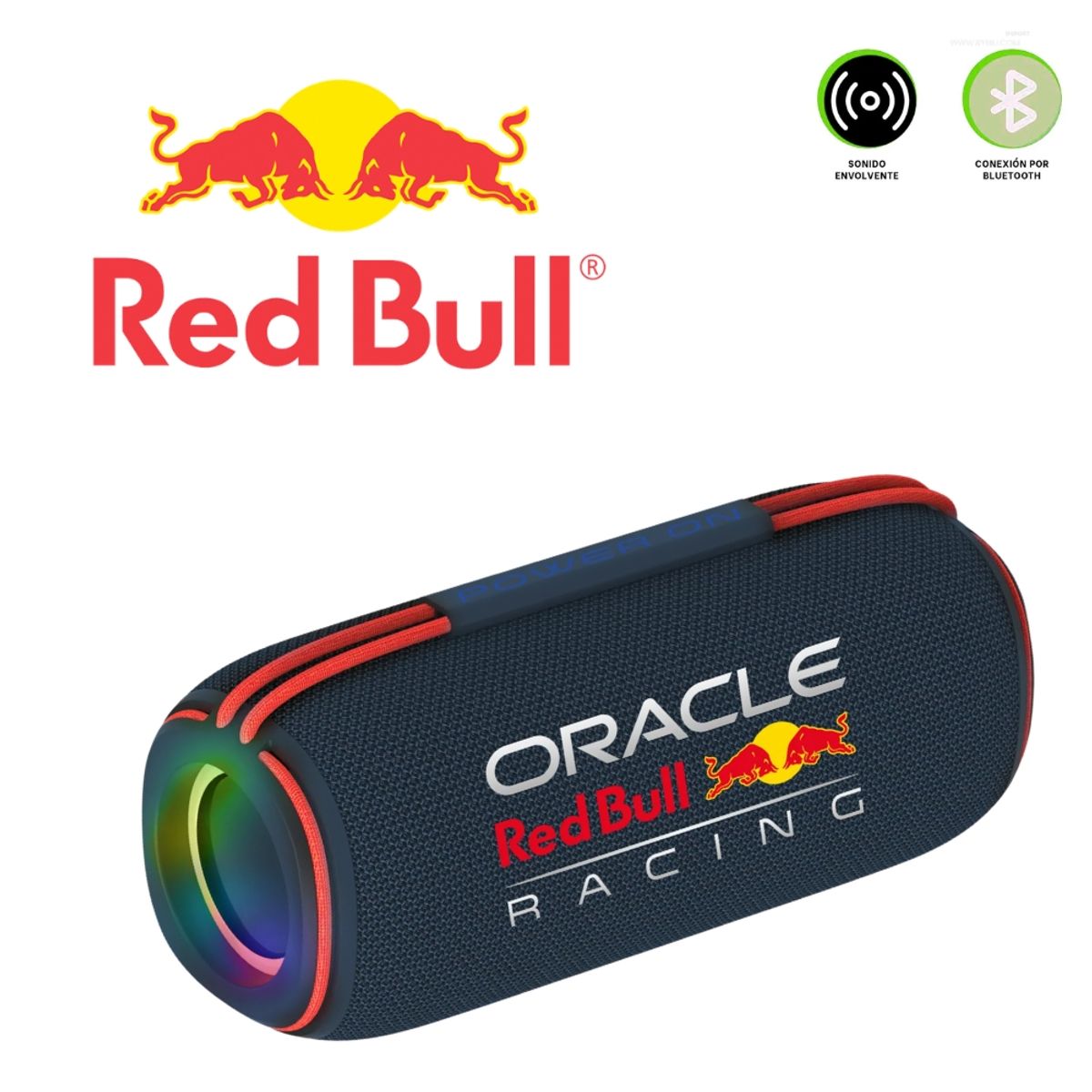 RED BULL - PARLANTE RED BULL 15W BLUETOOTH MOD RACE RB-SK420