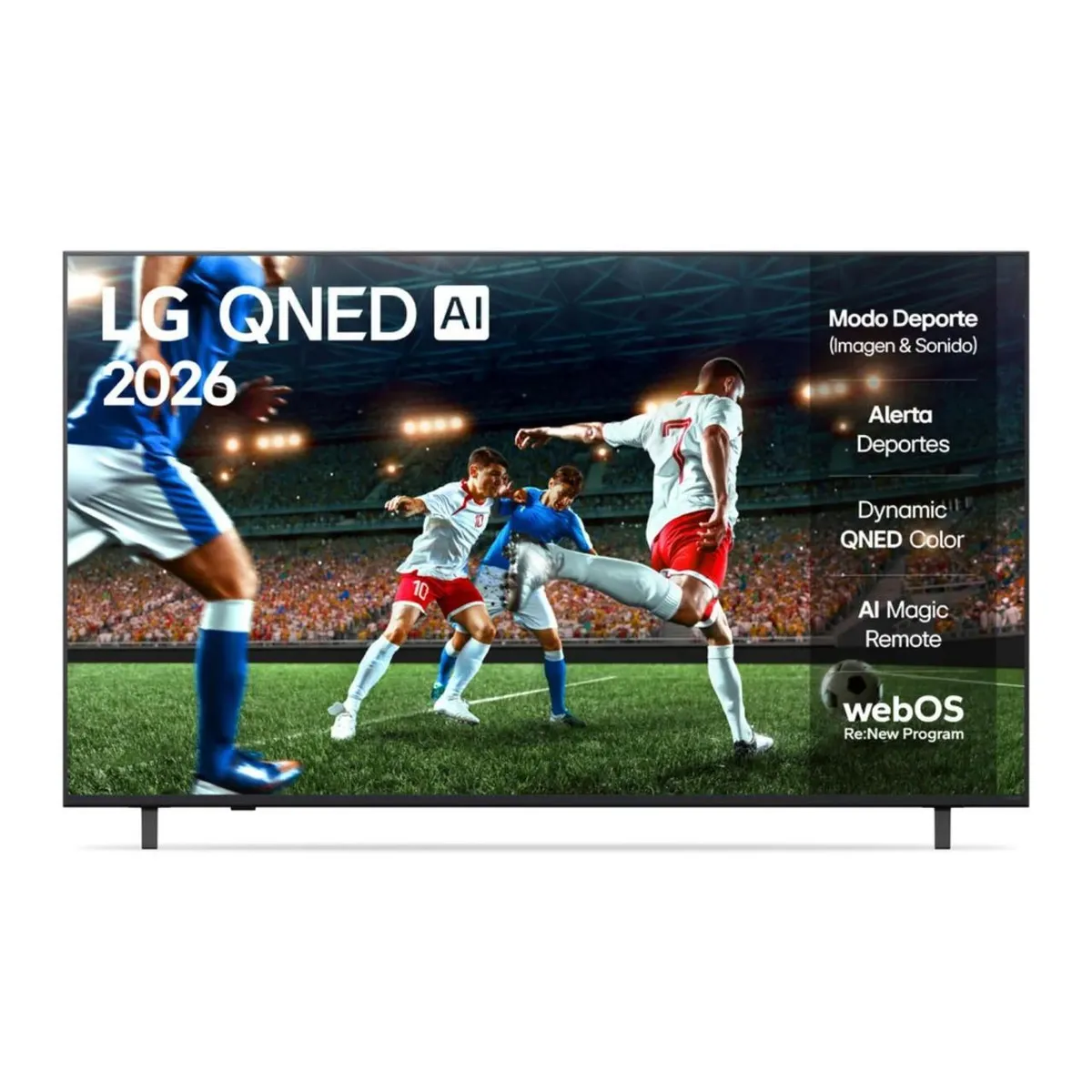 LG - Televisor LG 50" QNED 4k ThinQ Ai 50QNED73ASA Smart TV (2026)
