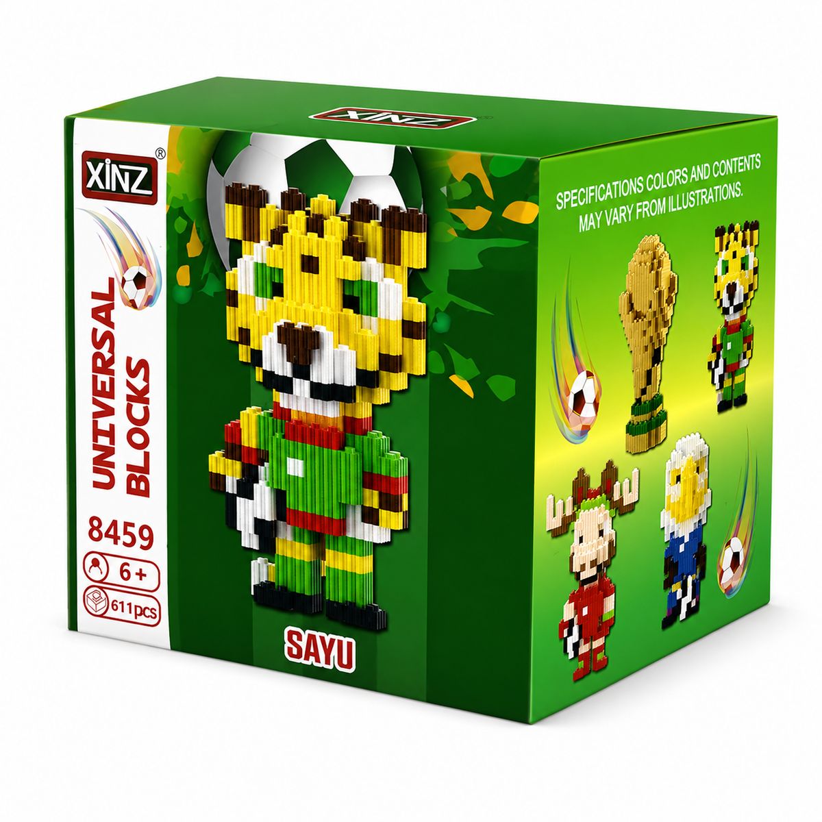 GENERICO - Figura de Colección  SAYU  Mascota de la Copa Mundial de Fútbol FIFA 2026 - EDICION LIMITADA
