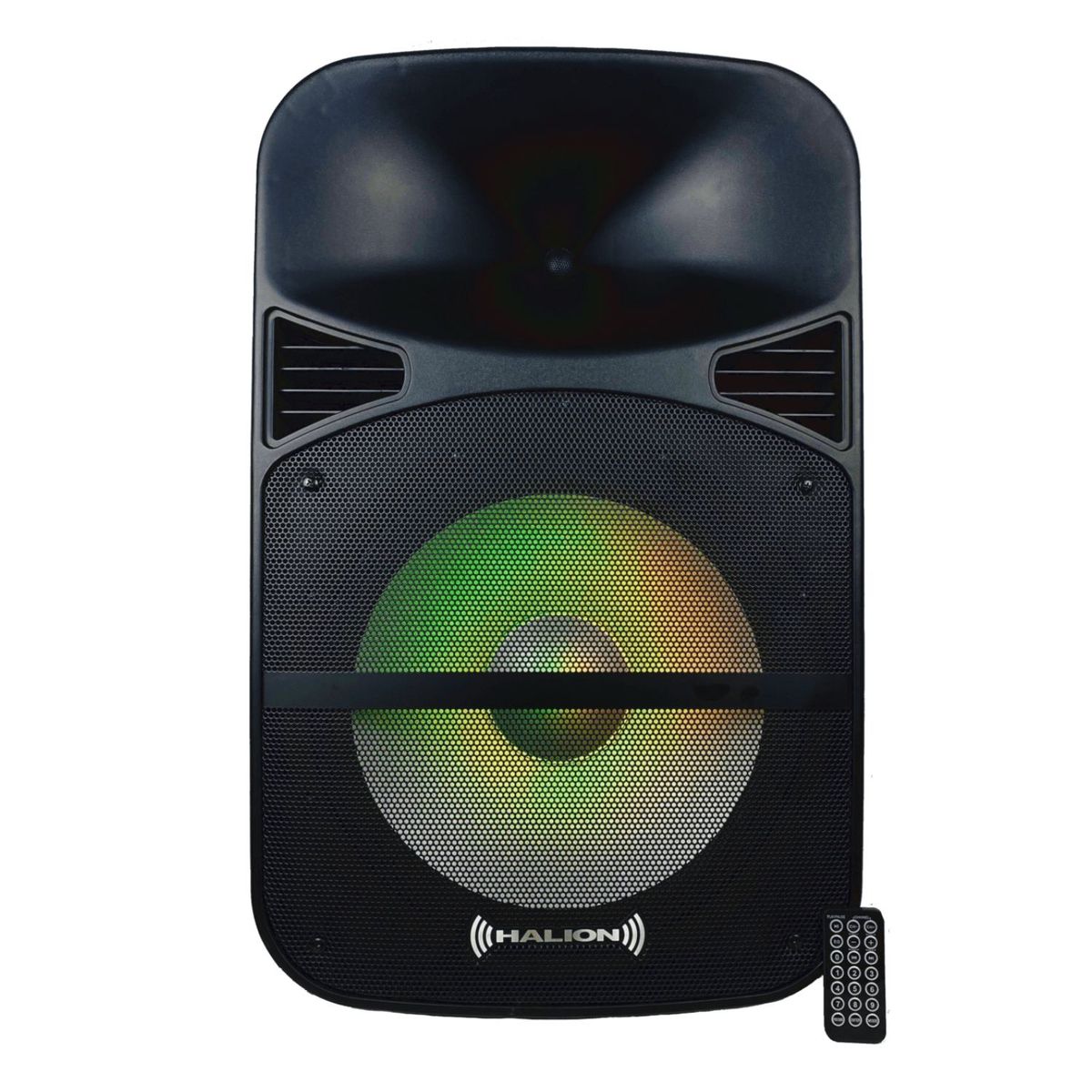 HALION - Promo Parlante Portátil Halion PHA 15MDB USB BT 02 MICRÓFONOS