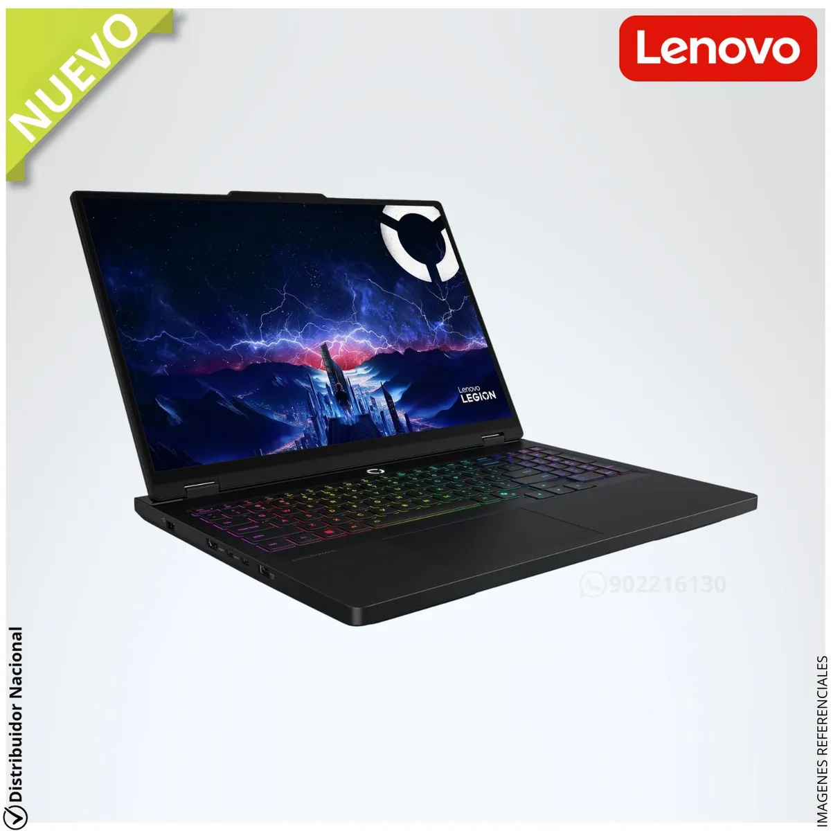 LENOVO - Laptop Gamer Lenovo LEGION PRO 5 16IAX10 Intel® Core™ Ultra 9 275HX GeForce RTX™ 5070 32GB RAM 1TB SSD - 83F3000HUS