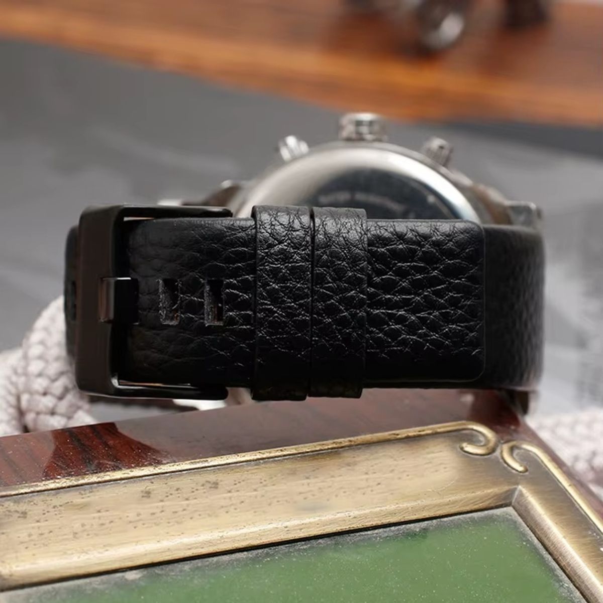 GENERICO - Correa Cuero para Reloj Diesel - Ancho 26mm - Marron