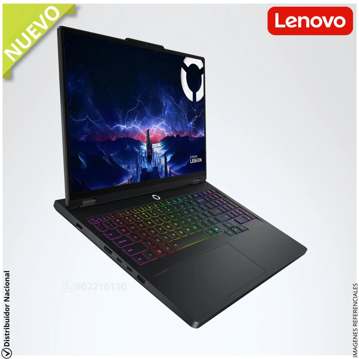 LENOVO - Laptop Gamer Lenovo LEGION PRO 5 16IAX10 Intel® Core™ Ultra 9 275HX GeForce RTX™ 5070 32GB RAM 1TB SSD - 83F3000HUS