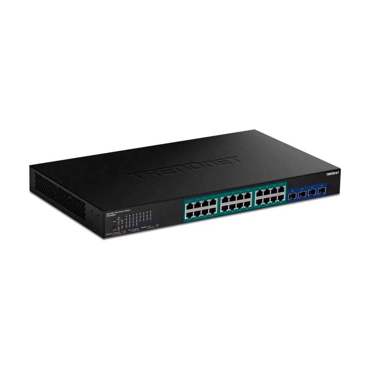 TRENDNET - SWITCH TRENDNET DE 24 PUERTOS GIGABIT POE Y 4 SFP 10G l P-N TPE-30284
