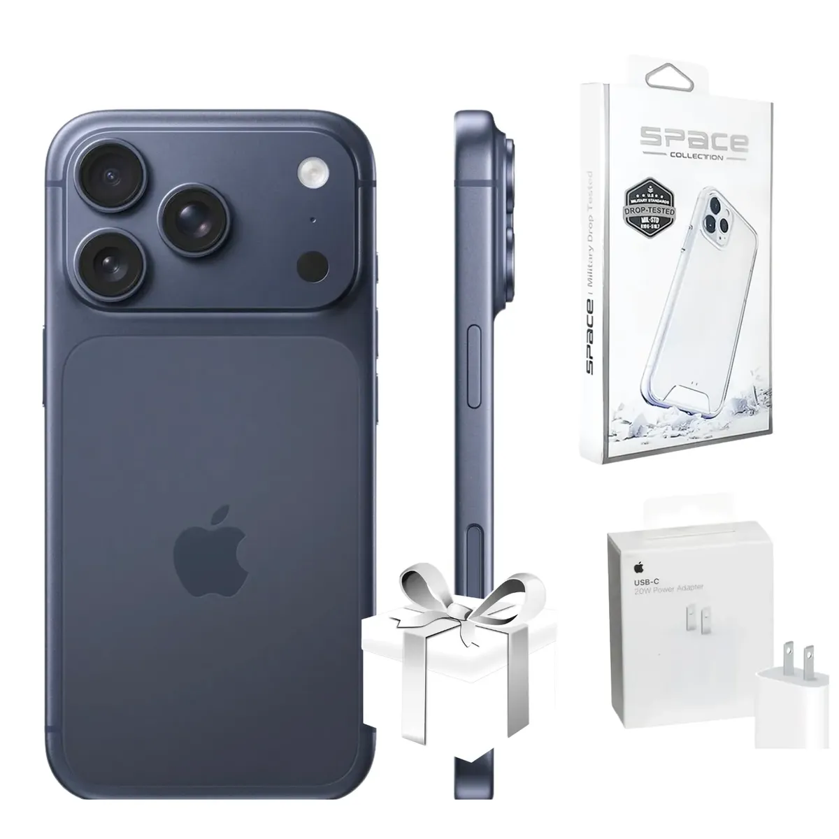 APPLE - IPHONE 17 PRO - ESIM 256GB DEEP AZUL + CARGADOR + CASE.