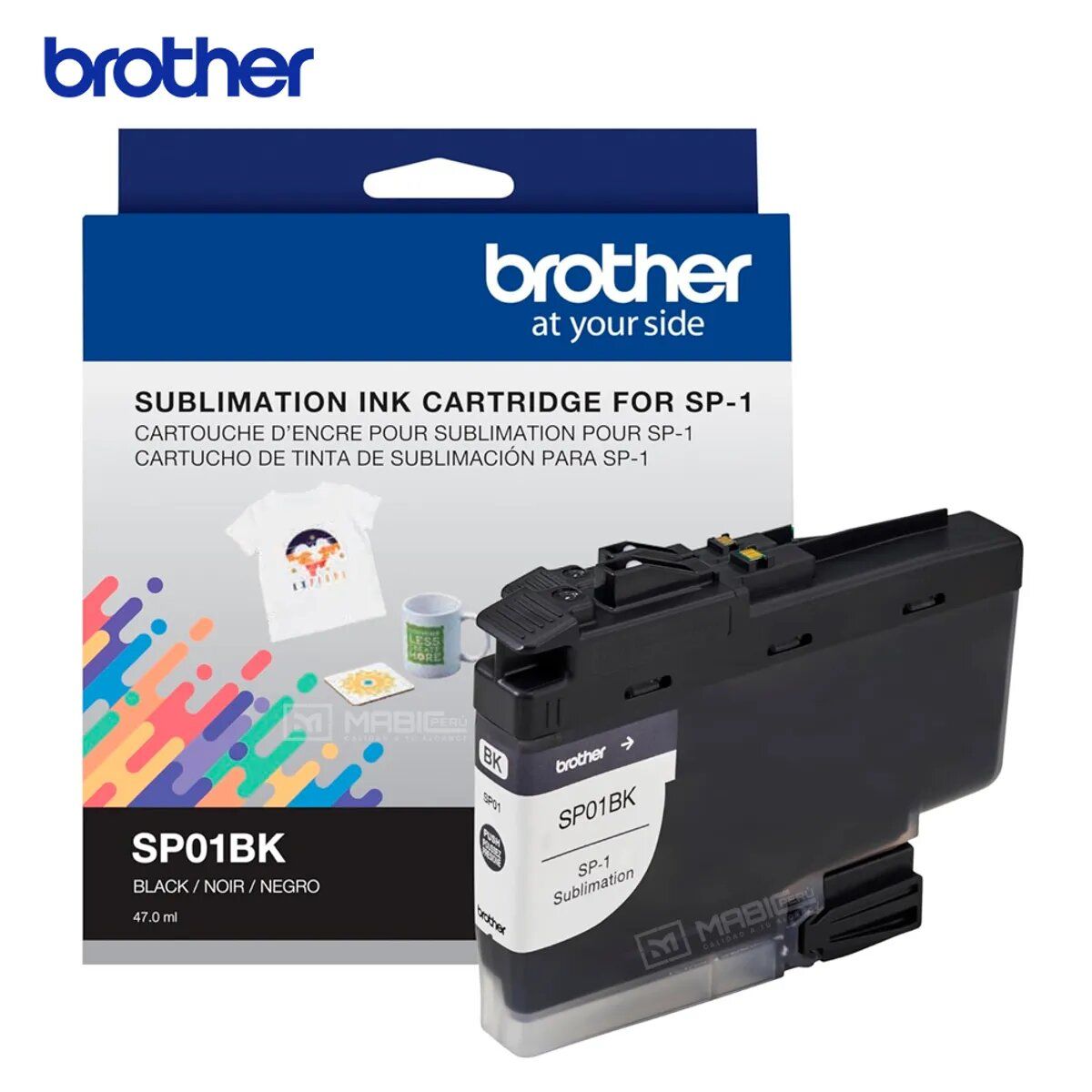 Brother - Kit 4 Tinta Brother SP01-Pack Sublimación SP-1 Original - 47ml