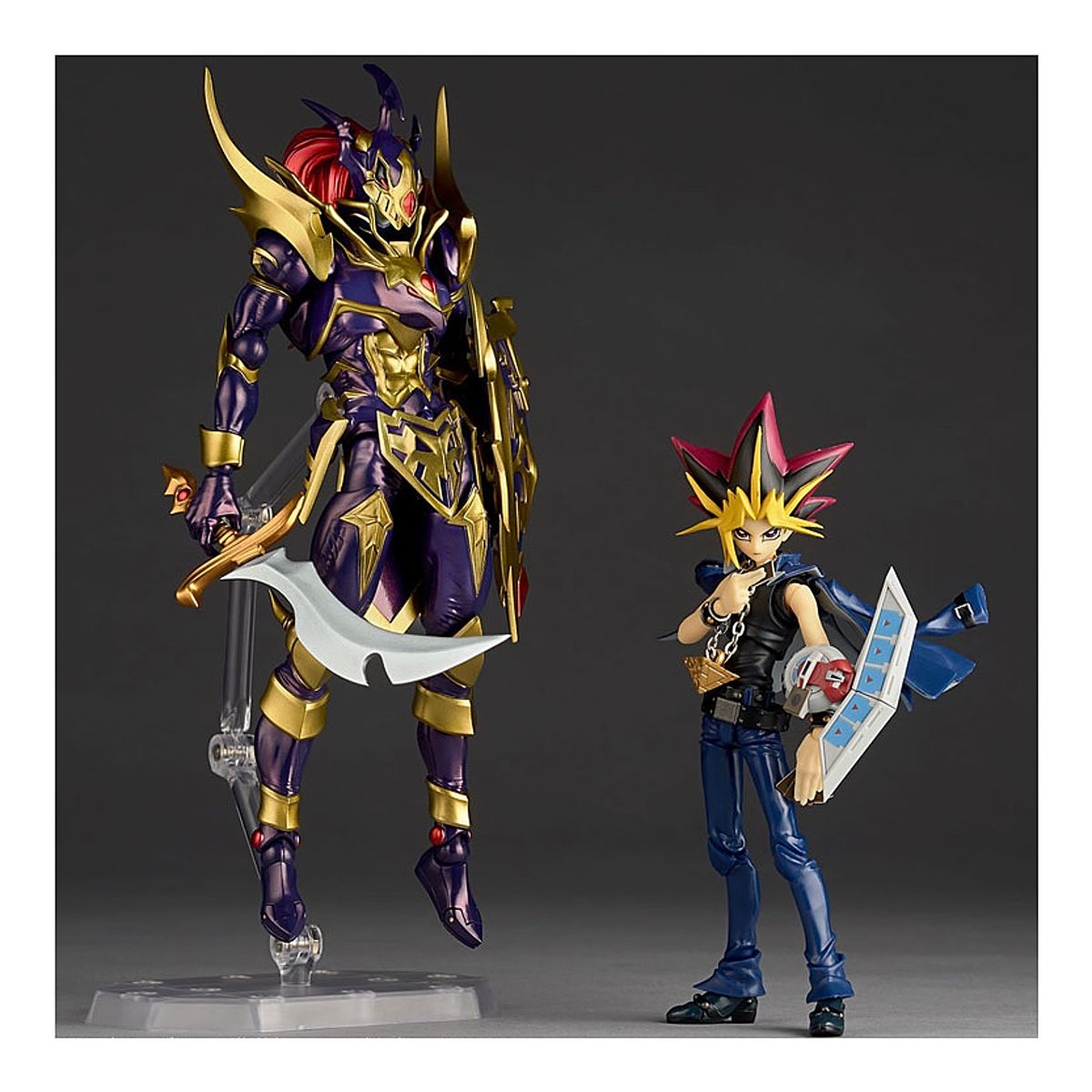 MAX FACTORY - Yu-Gi-Oh Duel Monsters GX Revoltech Chaos Black Luster Soldier + Bonus