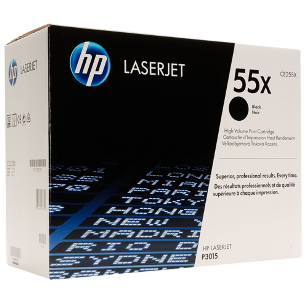 HP - TONER HP CE255X 55X L.J. CP3015 NEGRO 12.5KPG