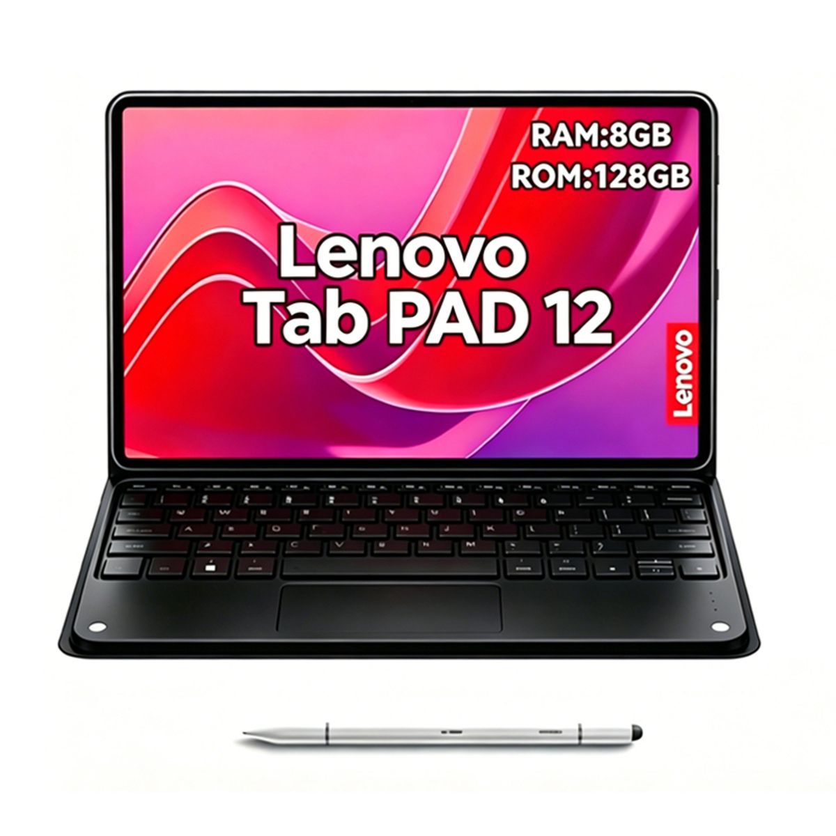 LENOVO - Lenovo Tablet Pad Plus 12 Idea Tab Plus 8GB+128GB WiFi Y Lápiz táctil+Teclado Negro