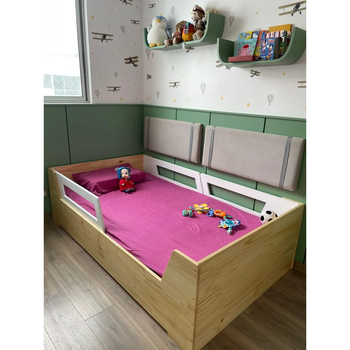 GENERICO - Cama Evolutiva Kids 1.5 Plaza y media