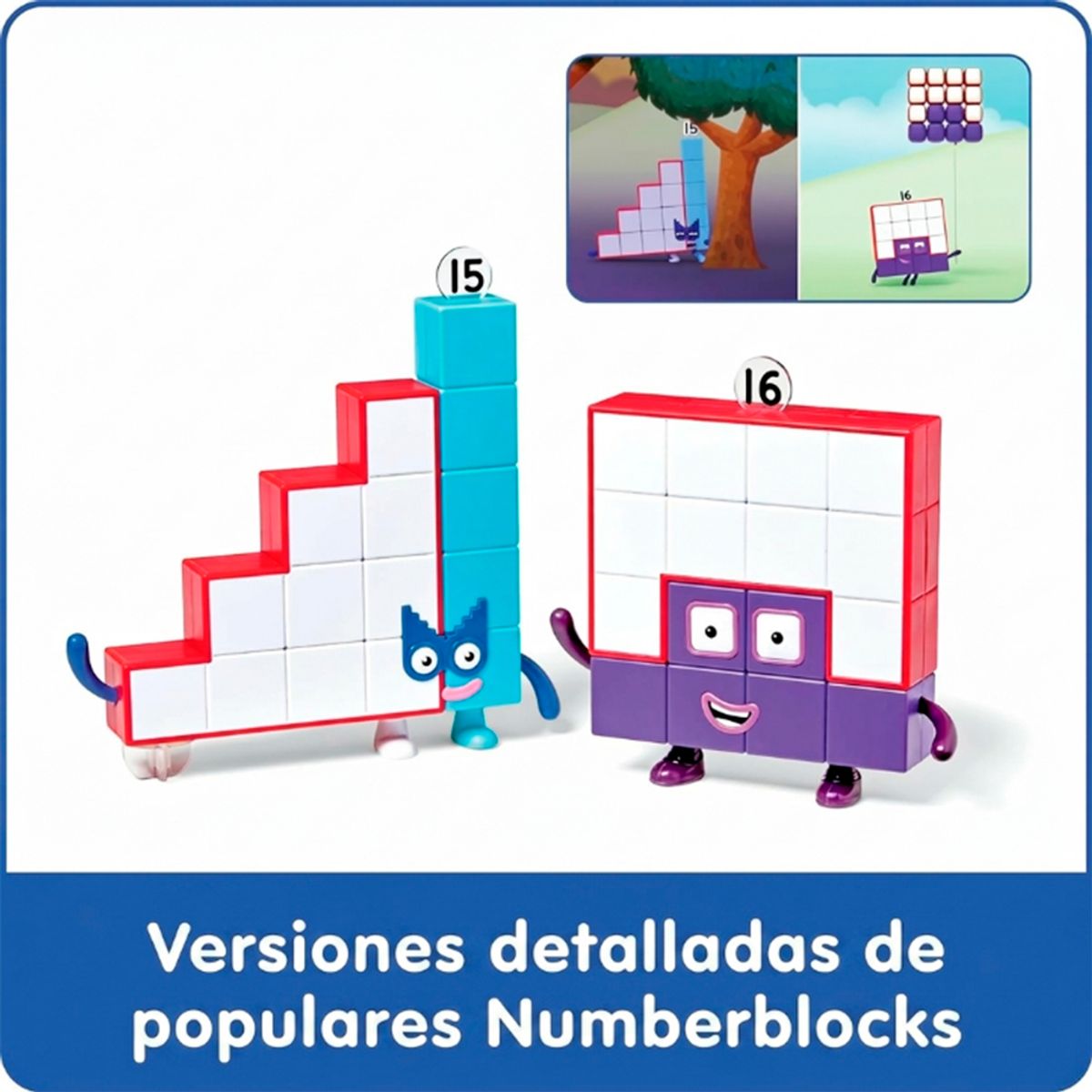 GENERICO - Figuras de 15 y 16 Numberblocks Friends