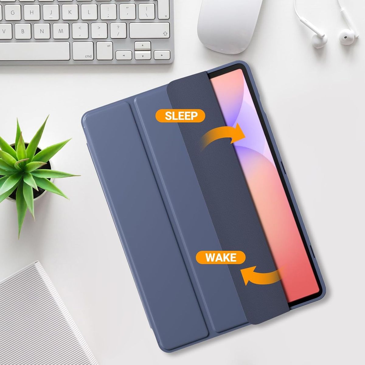 GENERICO - MICA + Funda Case para Galaxy Tab S10 Lite S10 FE S9 FE con Porta S Pen
