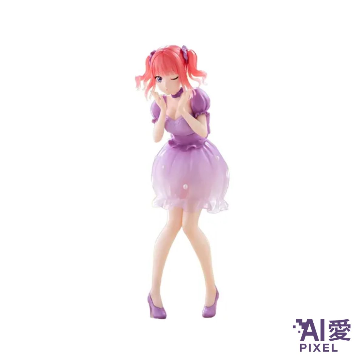 FURYU - FIGURA NINO NAKANO PASTEL DRESS VER TRIO TRY IT THE QUINTESSENTIAL QUINTUPLETS COLECCIONABLE ANIME