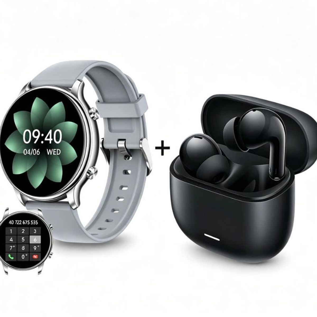 XIAOMI - Y66 Smartwatch+Audífonos  Auriculares Bluetooth XIAOMI Redmi Buds 6 Lite