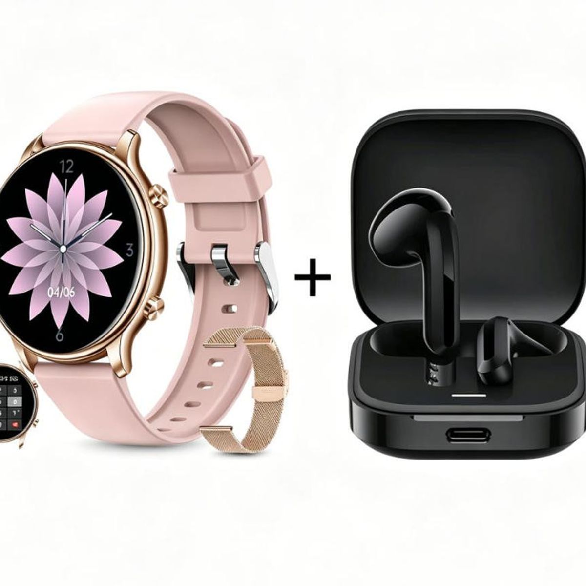 XIAOMI - Y66 Smartwatch+Audífonos  Auriculares Bluetooth XIAOMI Redmi Buds 6 Active