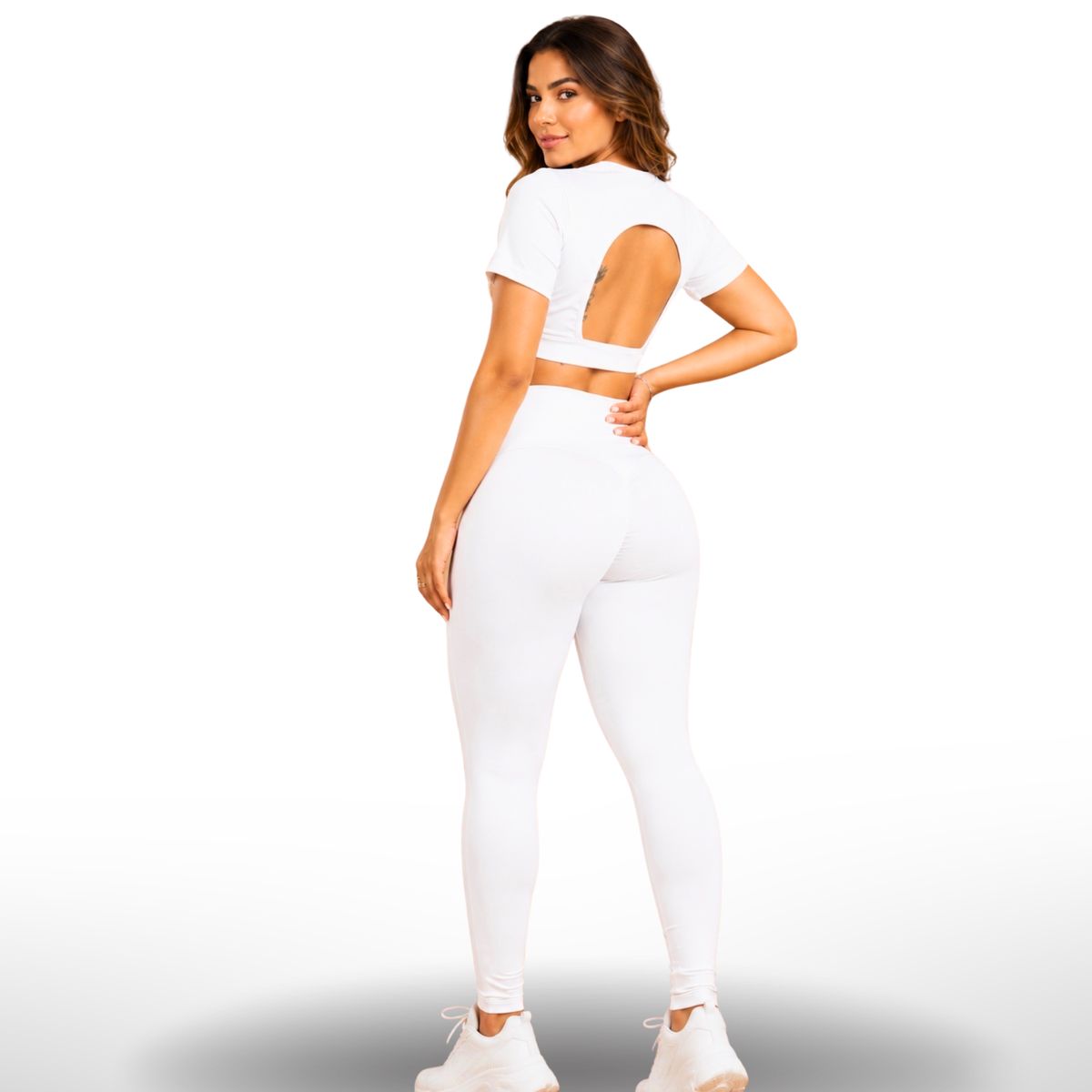 WAKE IT - Conjunto deportivo mujer color blanco