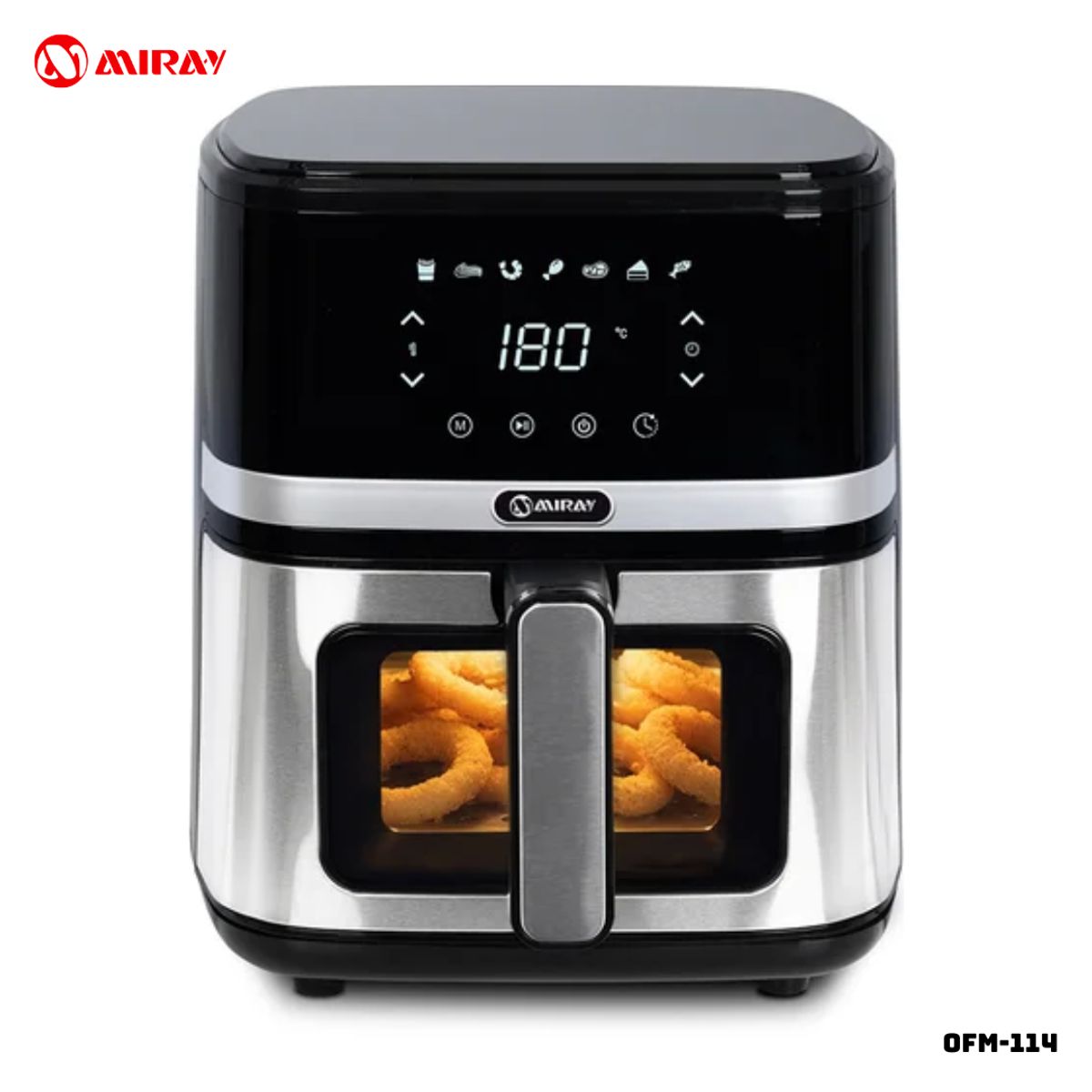 MIRAY - FREIDORA DE AIRE MIRAY 5.5 L DIGITAL NEGRO - OFM-114