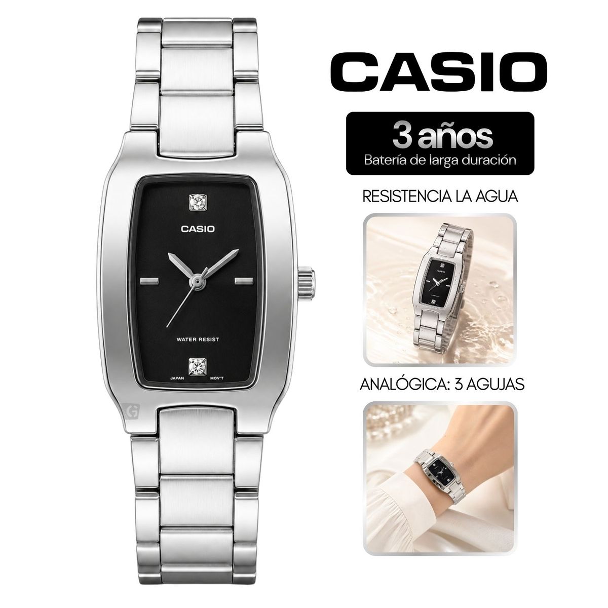 CASIO - Reloj Mujer Casio LTP-1165A-1C2