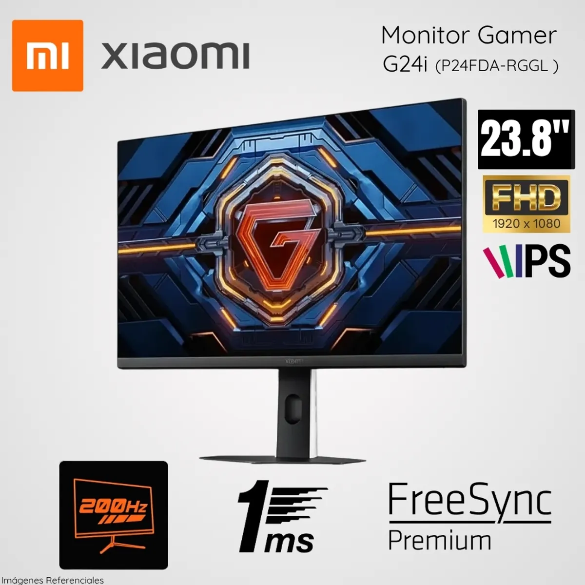 XIAOMI - Monitor Gamer Xiaomi G24i 23.8"  FHD 200Hz 1Ms
