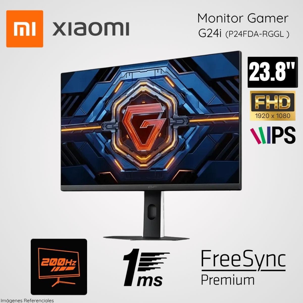 XIAOMI - Monitor Gamer Xiaomi G24i 23.8"  FHD 200Hz 1Ms