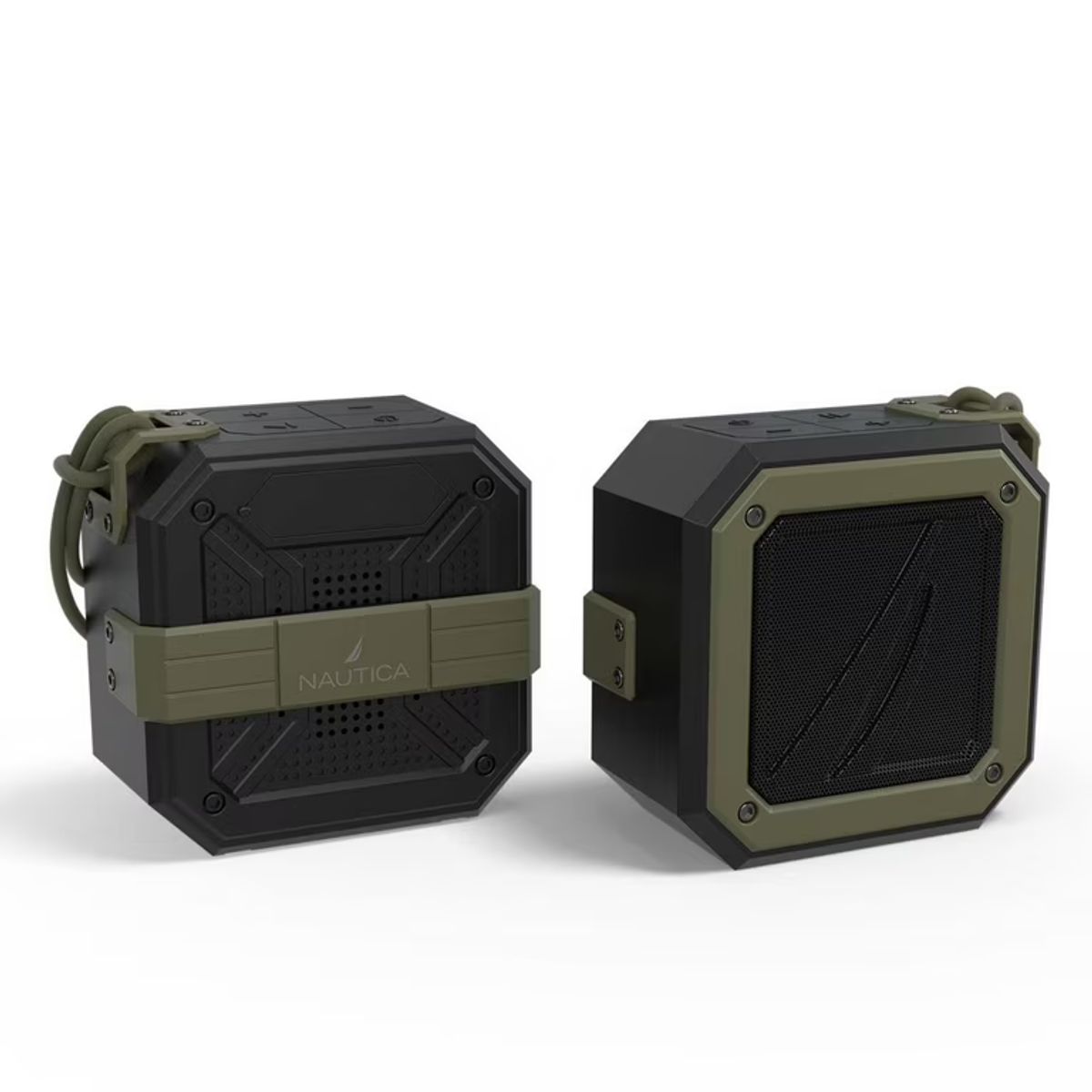 Nautica - Parlante portátil Bluetooth para exteriores Náutica S100 BLACK KHAKI