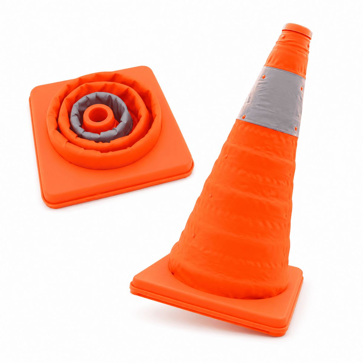 JET - Cono De Emergencia Retráctil Con Reflectivo 65Cm