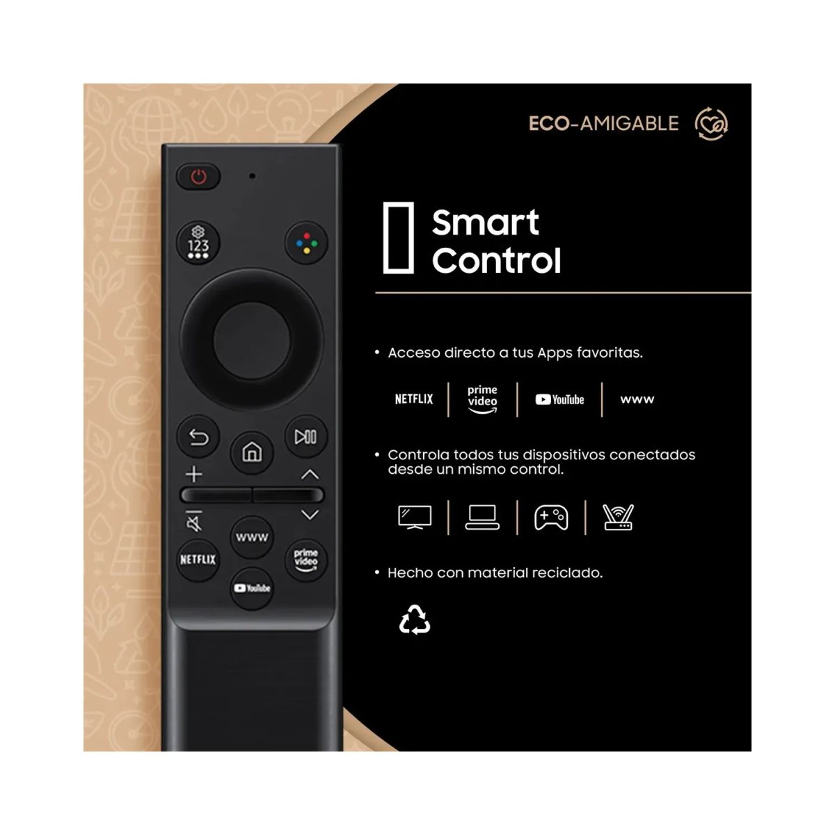 SAMSUNG - Televisor Samsung 50 Crystal Uhd UN50U8000FGXPE Smart Tv 2025