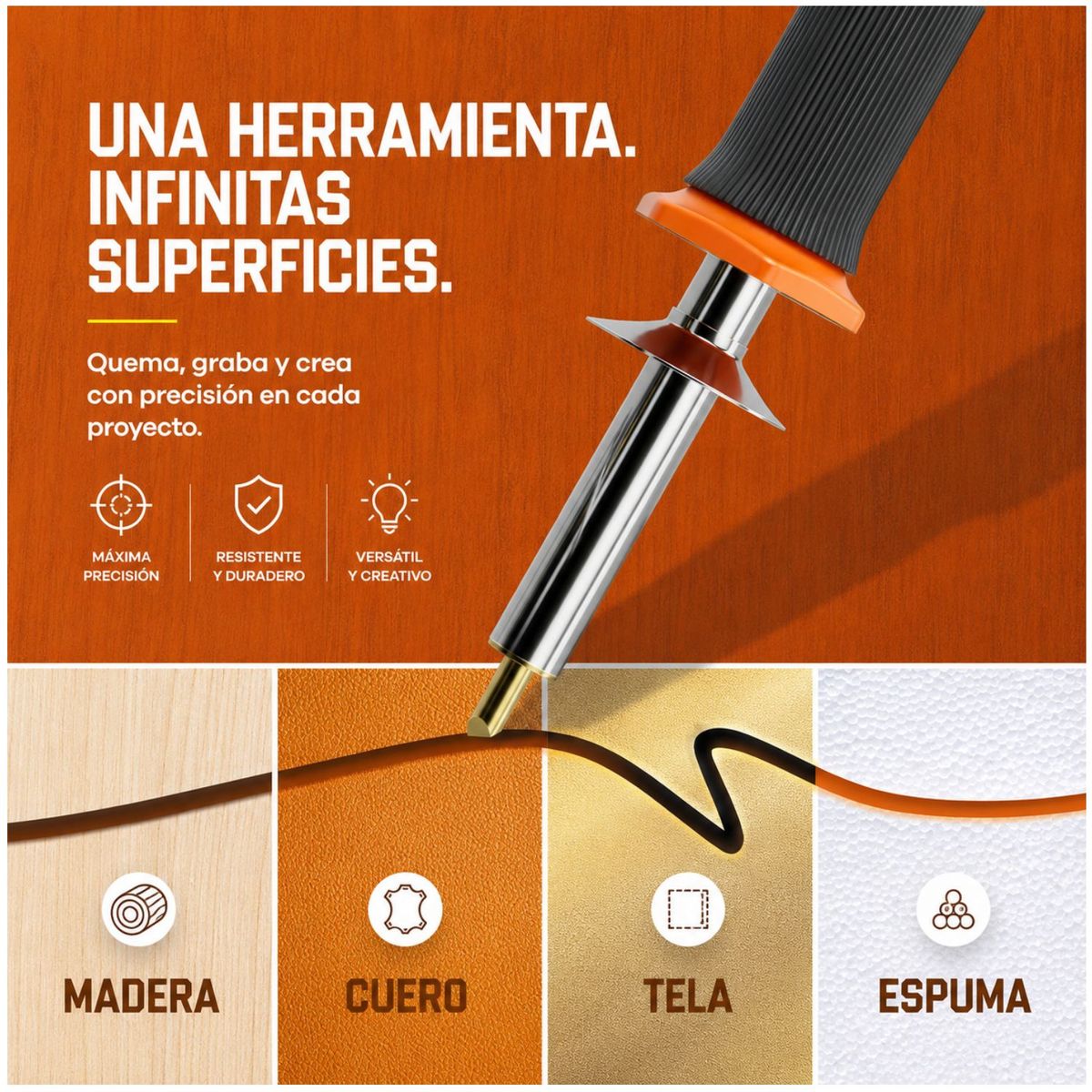 OEM - Pirógrafo 22 Piezas 40w Para Madera Cuero-pirograbado