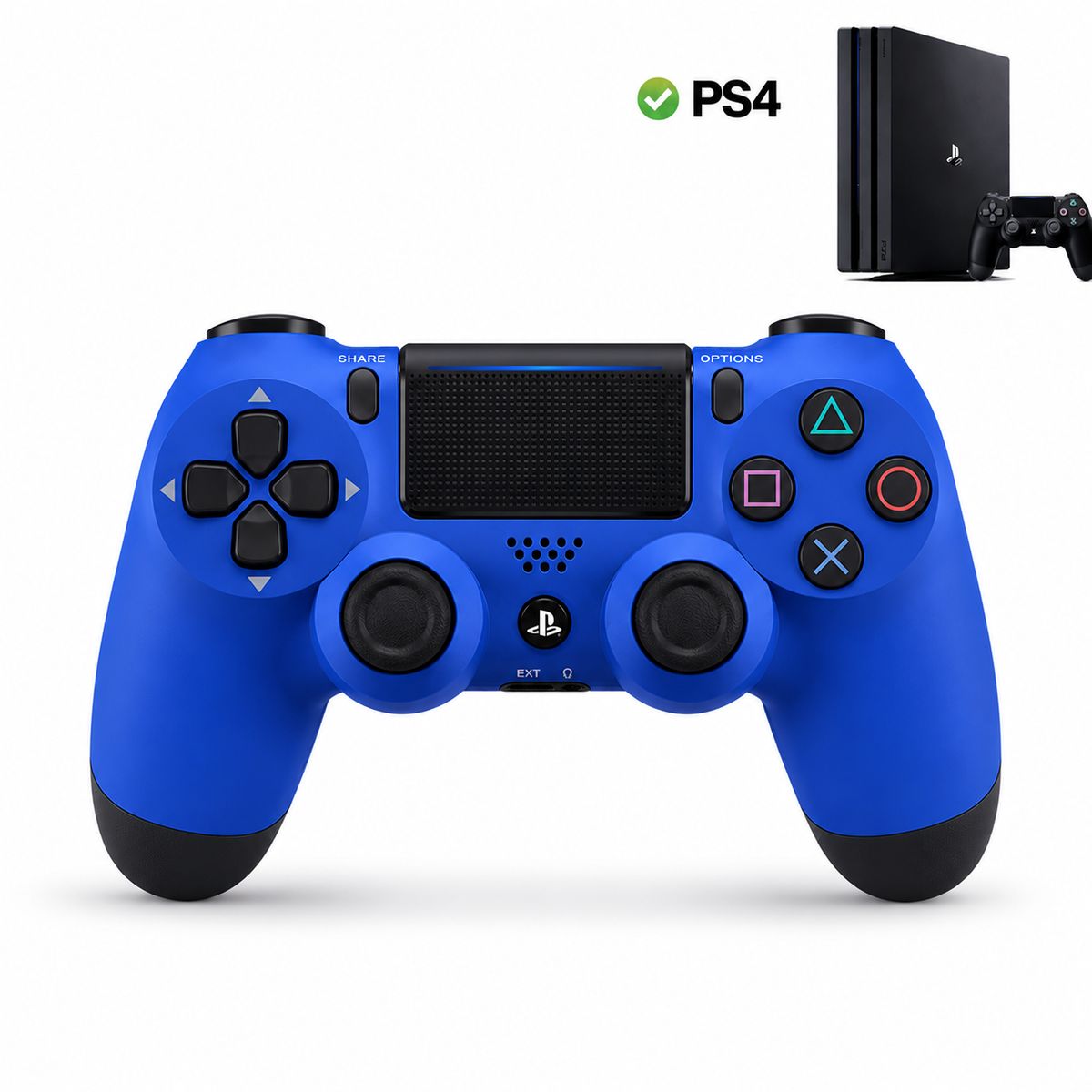 SONY - CONTROL MANDO AZUL ORIGINAL PS4 DUALSHOCK